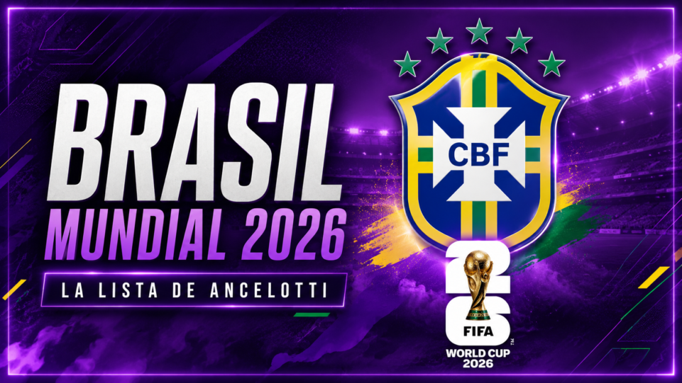 Brasil presenta su lista oficial de convocados para el Mundial 2026 con Neymar de regreso y Vinicius Jr. como líder de la nueva generación de la Canarinha.